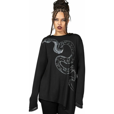 KILLSTAR дамска тениска с дълги ръкави KILLSTAR - Aniliidae - Черен - KSRA008520