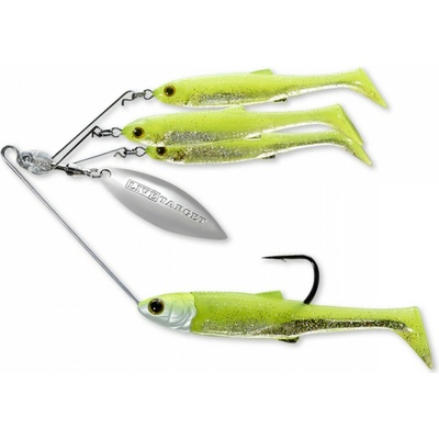Livetarget Rotačka Baitball Minnow Spinner Rig 11 g Chartreuse Gold