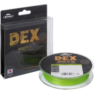 BERKLEY Pletená Šňůra DEX Braid x8 150 m Chartreuse 0,04 mm 4,1 kg