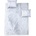 Foonka Спално бельо Hayka сняг двойно 200 x 200 см (200x200/70x80-SN)