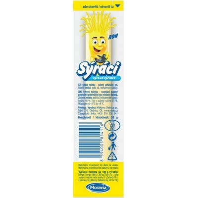 Moravia Syrové Tyčinky Sýráci 20 g