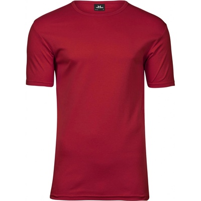 Tee Jays Interlock tmavě červené
