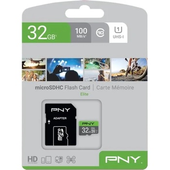 Image 1 of PNY microSDHC Elite 32GB P-SDU32GU185GW-GE
