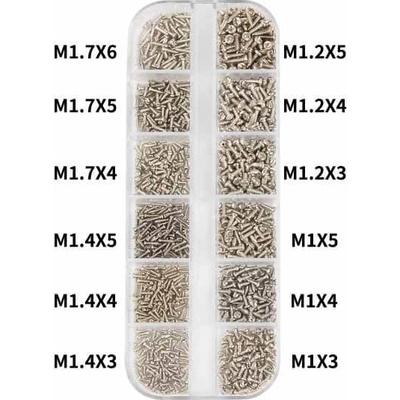 Sada skrutiek M1až M1.7 1200ks - Svetlé – Sleviste.cz