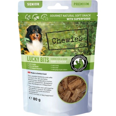 Chewies Lucky Bits Senior Králík a kuře 80 g