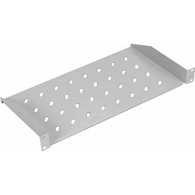 GUNKO Тава за комуникационен шкаф, 250 мм дълбочина, светло сива, 1u (pa lg rk mr 1u 25)