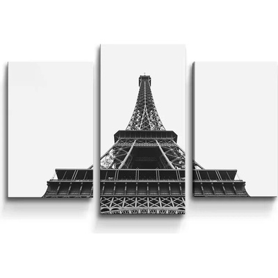 Sablio Obraz - 3-dílný Eiffel Tower 4 - 75x50 cm