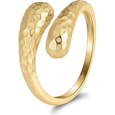 Majya Stříbrný prsten HALEY pozlacený 11391