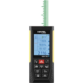 Nivel System Лазерна ролетка Nivel System HDM-70G - 70 м, ±2 мм, зелен лъч (HDM-70G)