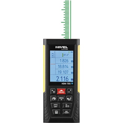 Nivel System Лазерна ролетка Nivel System HDM-70G - 70 м, ±2 мм, зелен лъч (HDM-70G)