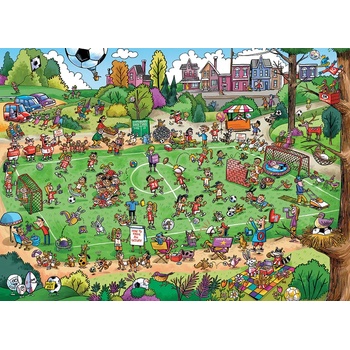 Cobble Hill - Puzzle DoodleTown: Offside Antics - 1 000 piese