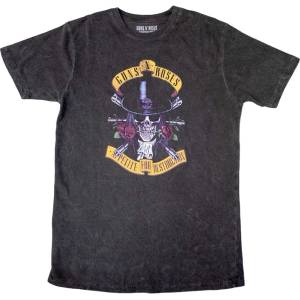 Guns N' Roses Appetite Washed Dip-Dye On Black S Риза (GNRTS96MDD01)