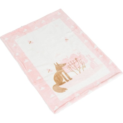 Cangaroo Одеяло с шерпа 80/110 cm Little friends розов