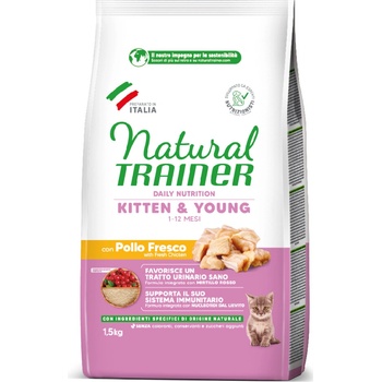 Natural Trainer Cat Kitten kuřecí 1,5 kg