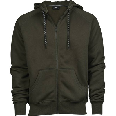 TEE JAYS TJ5435 / Мъжки суичър с качулка - тъмно маслинено зелено XXXL (185435b6613)