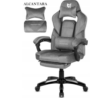 Prototype TITAN PRO Velúr sivé