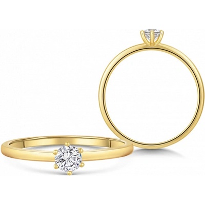 Sofia Diamonds zlatý zásnubní prsten s diamantem BDRB00083YG