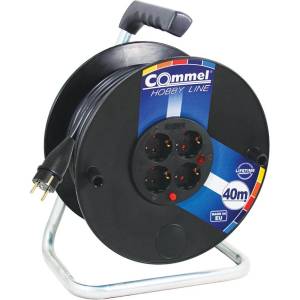 Commel Кабелна макара Commel - C0961, 40m, H05VV-F 3G2.5mm2, 3500W, IP20 (0961)