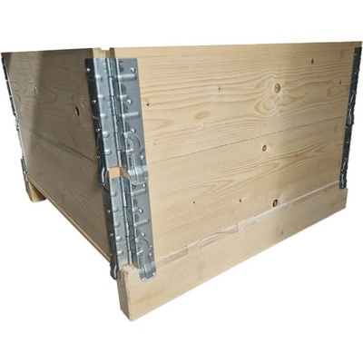 Benco Vyvýšený záhon na balkon dřevěný 60 x 60 x 20 cm 2 patra smrkové dřevo