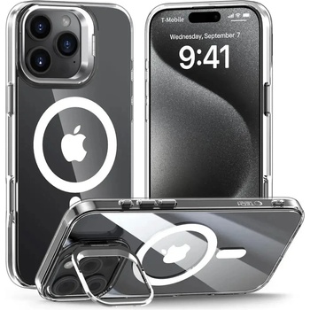 Tech-Protect Калъф Tech-Protect MagStand MagSafe за iPhone 16 Pro - прозрачен (5906302375844)