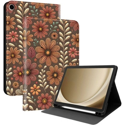 VSETKONAMOBIL 133257 ART Zaklápacie puzdro pre Samsung Galaxy Tab A9+ / Galaxy Tab A11+ VINTAGE BLOSSOM