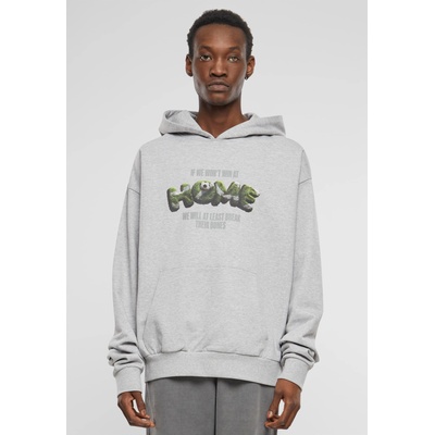 Mister Tee Home Ultraheavy Oversize Hoodie grey XXLUB-MT3111-00111 - Бял, размер 4XL