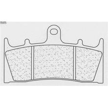 Přední brzdové destičky CL-Brakes KAWASAKI ZX-6R 636 Ninja 2002-2002 směs C60