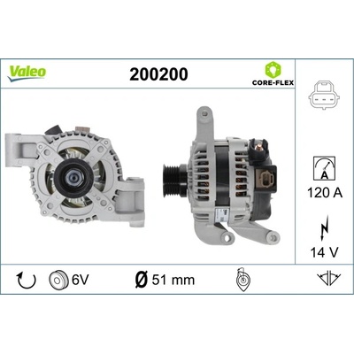 generátor VALEO 200200