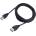 SBOX Кабел SBOX USB-1022, USB Type A(м) към USB Type A(ж), 2m, черен