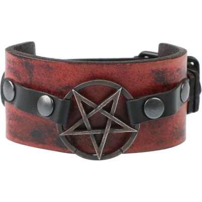 Leather & Steel Fashion náramok unisex red LSF1 57