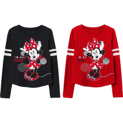 Mickey Mouse dívčí tričko Minnie Mouse 52029025 černá černá – Zbozi.Blesk.cz