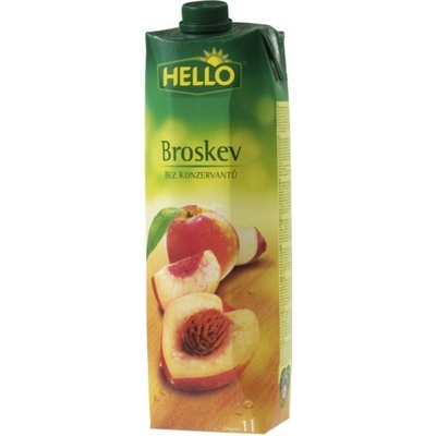 Hello broskev 50% 1 l