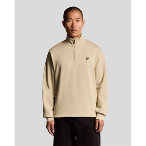 Lyle & Scott Блуза Lyle and Scott Loopback Quarter Zip Sweatshirt - Brown