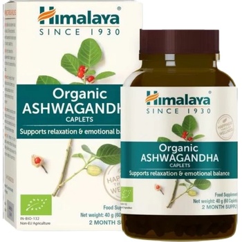 Himalaya Organic Ashwagandha Caplets | Supports Relaxation & Emotional Balance [60 каплети]