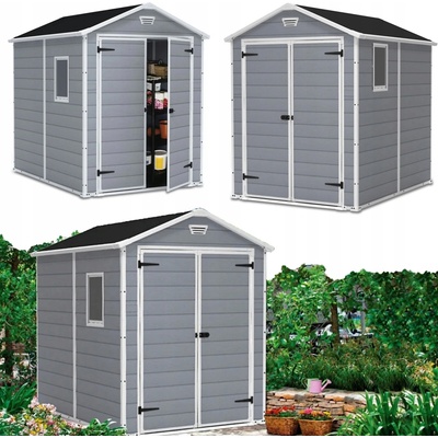 Keter Manor 6 x 8 DD sivý