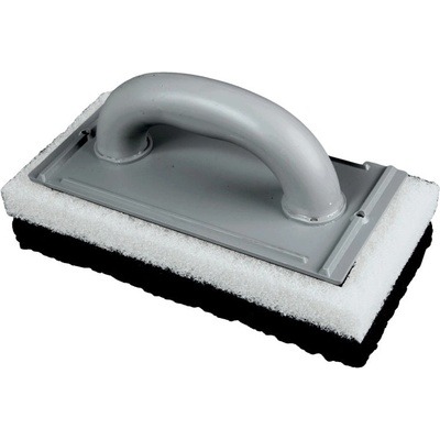 Hladidlo plastové 120x250 mm s bielym a čiernym filcom 0046