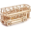 3D puzzle Wooden City 3D mechanické puzzle Londýnsky bus Double Decker 216 ks WR303