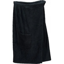 A&R Dámský saunový kilt na suchý zip Velcro 400 g/m Černá 85 x 150 cm