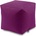 Pufrelax Табуретка Cube XL, водоустойчив, Магента