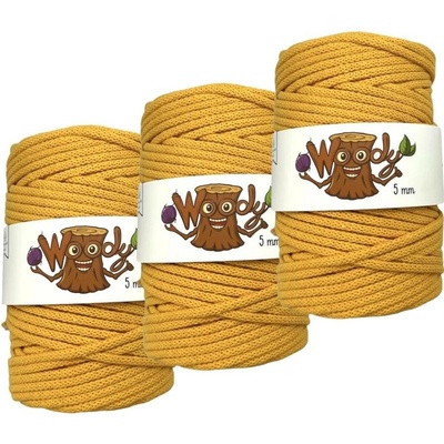 Woody Crafts 3x Woody 5 mm – Žloutková (100m)