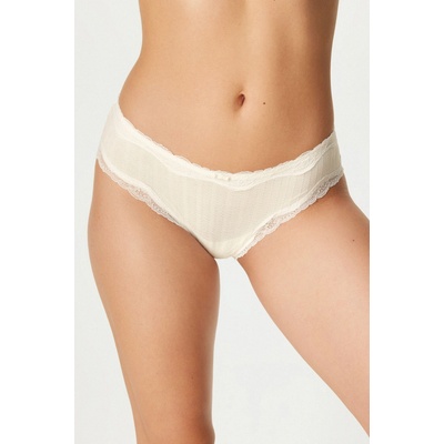 Sassa Klasické nohavičky Bamboo Jacquard slonová kosť