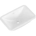 Villeroy & Boch Loop&Friends - Умивалник 52x35 см, с преливник, без отвор за смесител, CeramicPlus, Stone White 4A5600RW (4A5600RW)