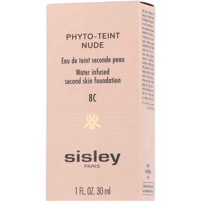 Sisley Phyto-Teint Nude rozjasňující a hydratační make-up pro přirozený vzhled 8C Cappuccino 30 ml