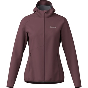 Löffler Дамско софтшел яке Löffler Women's Hooded Jacket North Airblocc Light Softshell jacket - Castagne - размер 42 (EU) (103-3094-0114)