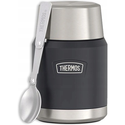 Thermos Icon termoska na jídlo se lžící 470 ml granite