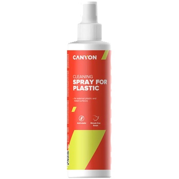 CANYON CCL22, Plastic Cleaning Spray for external plastic and metal surfaces of computers, telephones, fax machines and other office equipment, 250ml, 58x58x195mm, 0.277kg (CNE-CCL22)