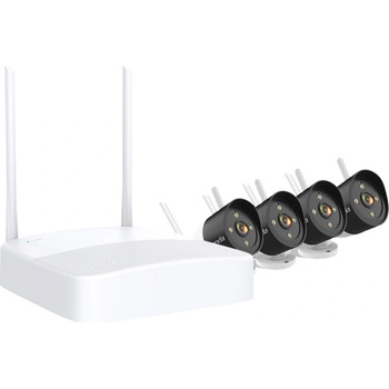 Tenda Комплект за видеонаблюдение TENDA K4W-3TC, WiFi 2.4GHz 144Mbps, 4 IP камери 3MP, HDMI/VGA изход, USB 2.0 - 6932849434545 (K4W-3TC)