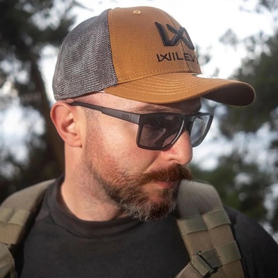 Trucker Cap Logo WX WileyX Dark Grey Tan/Grey