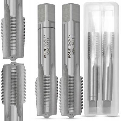 Závitník ruční M24, sada 2 ks, M24x3 mm, DIN 352/2P