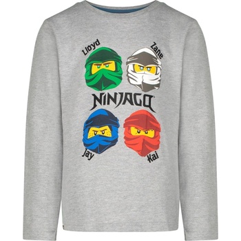 Lego Блуза с дълъг ръкав LEGO Ninjago Grey, размер 110 (GC-NLEG-033_110)